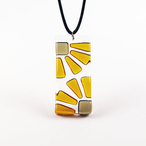 LAMA Glass Pendant - Amber