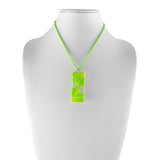 LAMA Glass Pendant - Lime Green