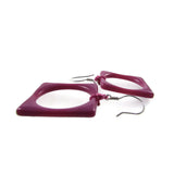 Hoyo Glass Earrings - Purple