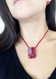 Spezi Mini Glass Pendant - Purple