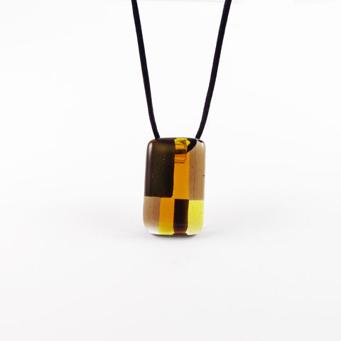 Spezi Mini Glass Pendant - Amber