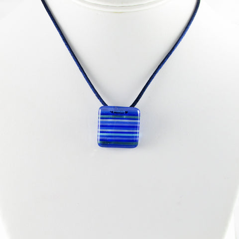 LGAN Mini Glass Pendant - Navy