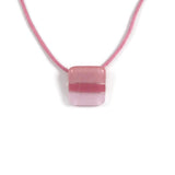 Shades Mini Glass Pendant - Pink