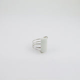 Howlite Curly Ring