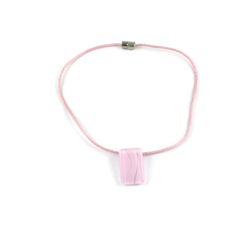 Waves Mini Glass Pendant - Pink