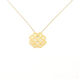 Gold Millie Logo Necklace - Large