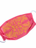 Flower Embroidered Face Mask