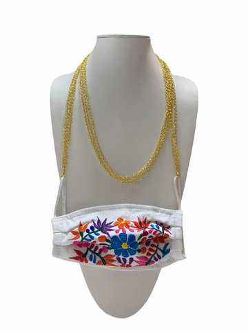 Triple Link Chain Face Mask Necklace / Lanyard