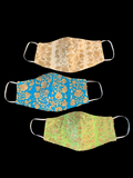 Deluxe Hand Embroidered Face Mask - Floral
