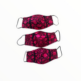 Deluxe Hand Embroidered Face Mask - Floral