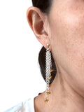 Chains and Disks Earrings