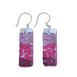 Picado Glass Earrings - Red