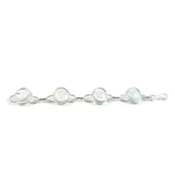 Infinity Bracelet - White Stripe