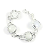 Infinity Bracelet - White Stripe