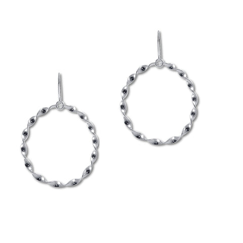 Twisted Circles Earrings