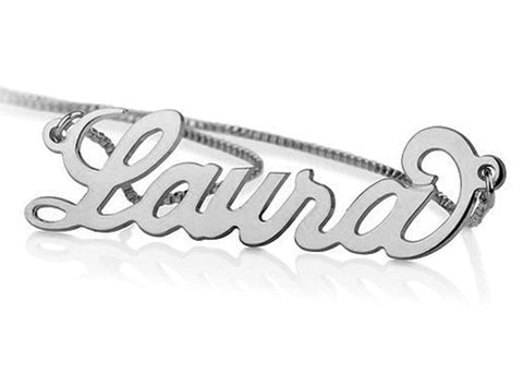 Personalized Silver Necklace