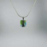 Blown Glass Square Pendant