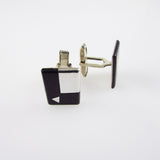 Silver & Rosewood Cufflinks
