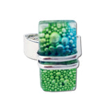 Wrap Blown Glass Ring - Aqua