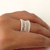 Zebra Wire Ring