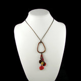 Chaquiras Glass Necklace - Red