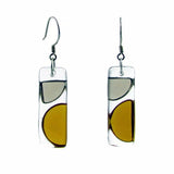 Onda Glass Earrings - Orange