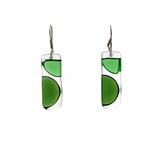 Onda Glass Earrings - Aqua