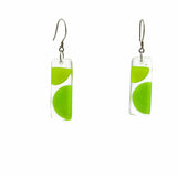 Onda Glass Earrings - Cherry