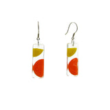 Onda Glass Earrings - Navy