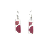 Onda Glass Earrings - Amber