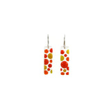 Bubbles Glass Earrings - Navy