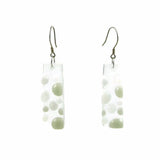 Bubbles Glass Earrings - Red