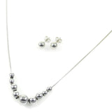 Graduated Ball Necklace Set