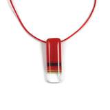 Pietri Glass Pendant - Aqua