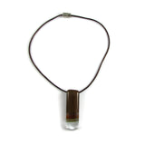 Pietri Glass Pendant - Brown