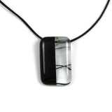 Mitad Glass Pendant - Red