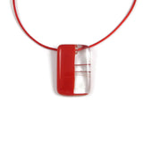 Mitad Glass Pendant - Blue