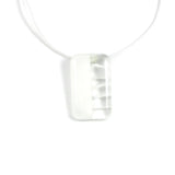 Mitad Glass Pendant - Red