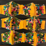 Hand Embroidered Face Masks - Floral