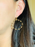 Twisted Circles Earrings