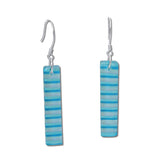 LGAN Glass Earrings - Navy