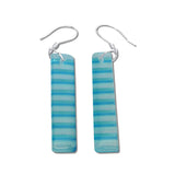 LGAN Glass Earrings - Aqua