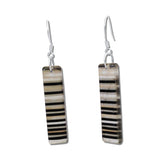 LGAN Glass Earrings - White