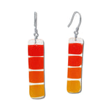LMOL Glass Earrings - Orange