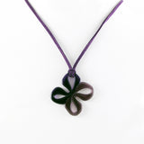 Mariposa Mini Glass Pendant - Purple