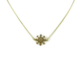 Gold Snowflake Necklace