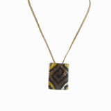 Navajo Glass Pendant - 5 Colors Available