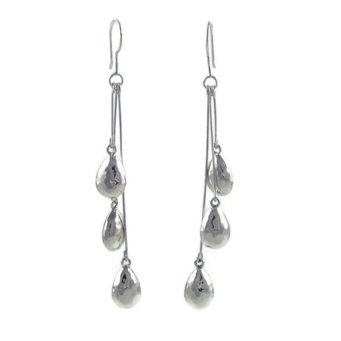 Triple Drops Pendulum Earrings