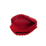 Recycled Candy Wrapper Clutch - Red