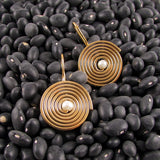 Spiral Pearl Earrings